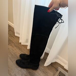 Stuart Weitzman Black Over-the-Knee Women's Boots